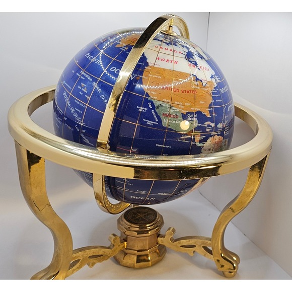 Decorative World Globe‎ with Stand & Compass - Home Decor, Office Decor - Picture 1 of 8